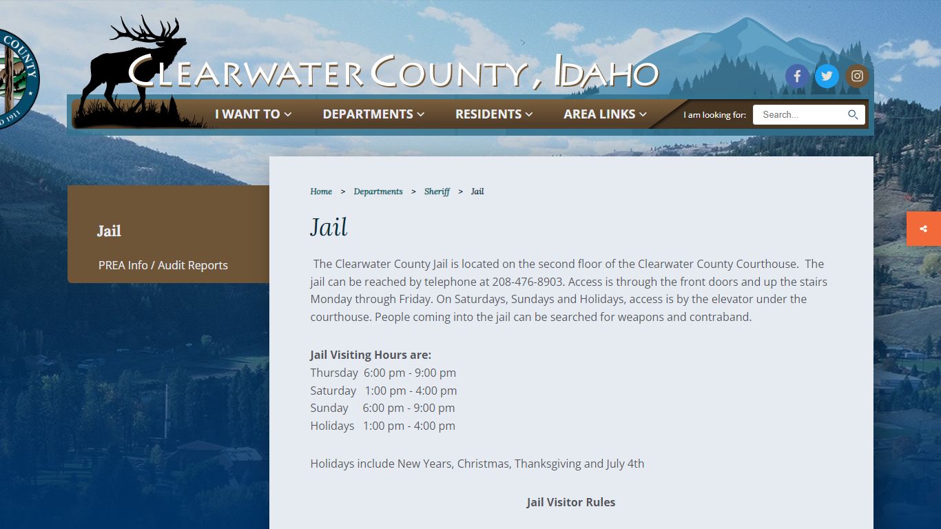 Welcome to Clearwater County, Idaho